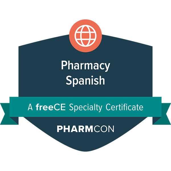 Specialty-Certificate_Pharmacy-Spanish_PharmCon_600x600